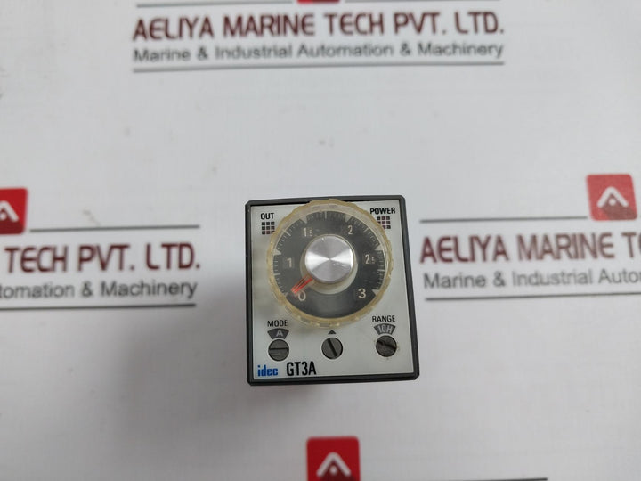 Idec Gt3A-1Af20 Electronic Timer 100-240Vac 10H 5A 120Vac/30Vdc
