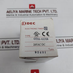 Idec Gt3A-4Ad24 Electronic Timer 240Vac/24Vdc 50/60Hz