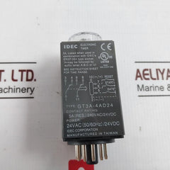 Idec Gt3A-4Ad24 Electronic Timer 240Vac/24Vdc 50/60Hz