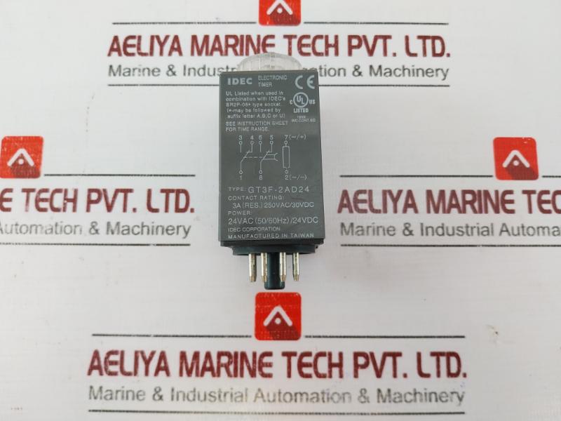 Idec Gt3F-2Ad24 Electronic Timer 10S 24Vac (50/60Hz)/ 24Vdc