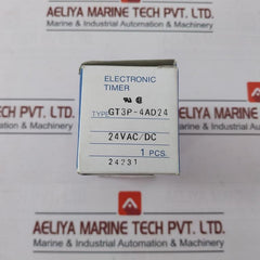 Idec Gt3P-4Ad24 Electronic Timer 1S 100Ma 28Vdc Ac/Dc 24V 24231