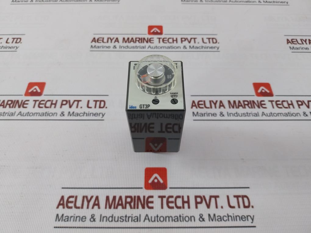 Idec Gt3P-4Ad24 Electronic Timer 1S 100Ma 28Vdc Ac/Dc 24V 24231