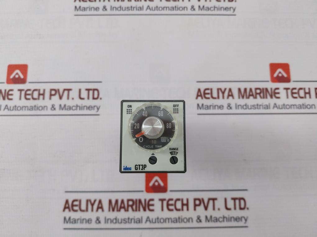 Idec Gt3P-4Ad24 Electronic Timer 1S 100Ma 28Vdc Ac/Dc 24V 24231