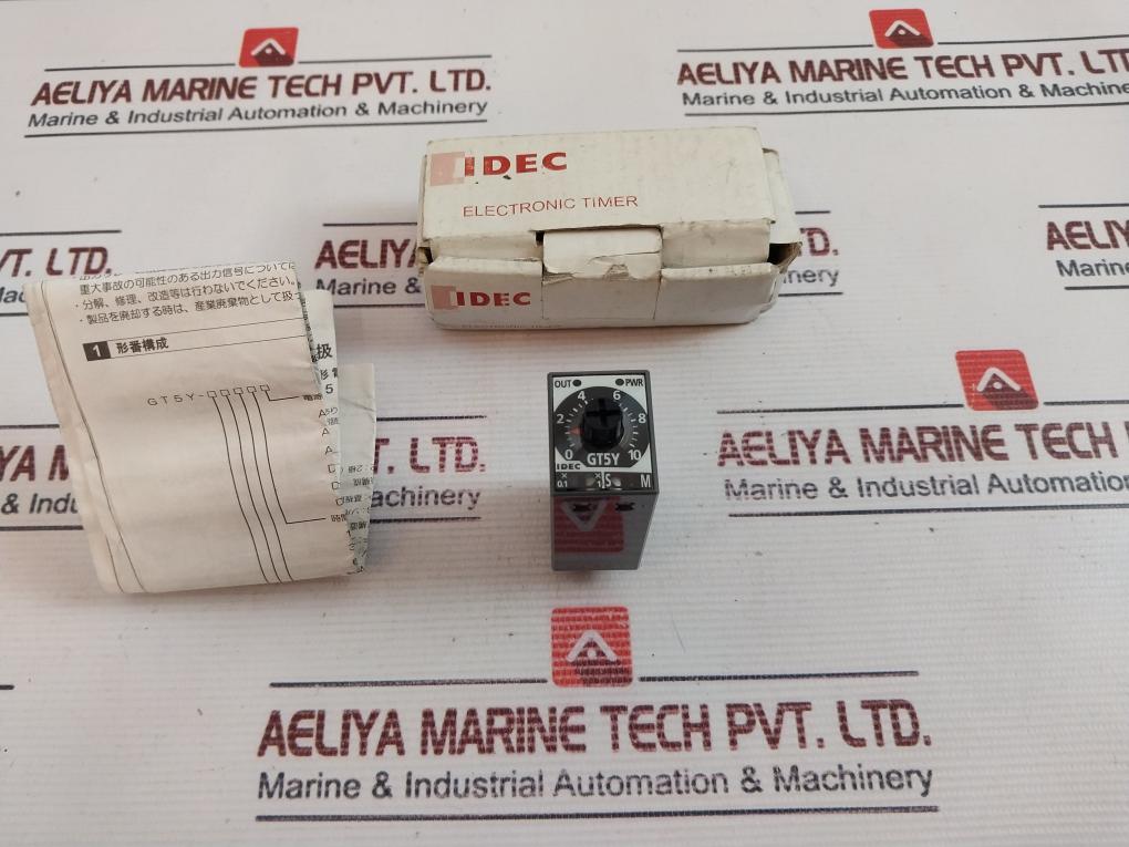 Idec Gt5Y-2Sn Electronic Timer Gt5Y-2Sn1A100, 5A 240Vac 50/60Hz