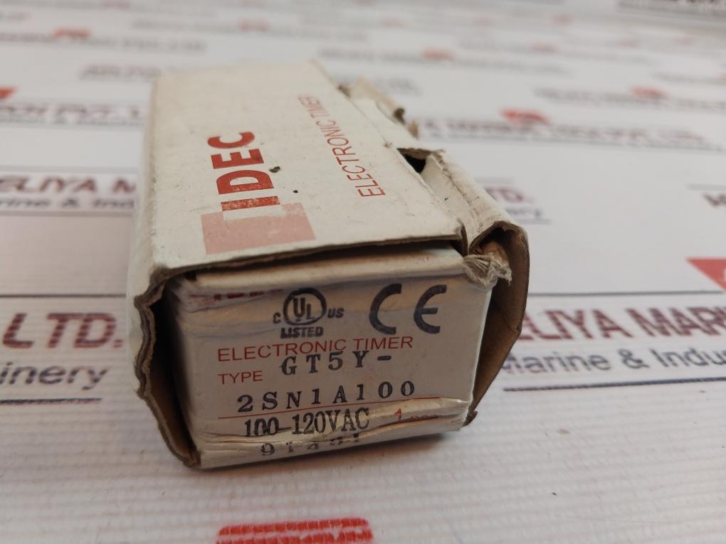 Idec Gt5Y-2Sn Electronic Timer Gt5Y-2Sn1A100, 5A 240Vac 50/60Hz