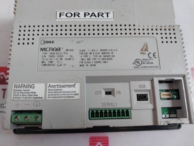 Idec Hg2G-5St22Vf-b Hmi Operator Interface Mk1430