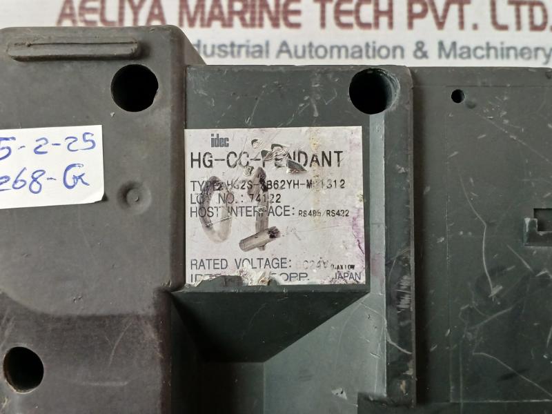 Idec Hg2S-sb62Yh-mk1312 Pendant Control Display Hmi Panel Dc24V (Max 10W)