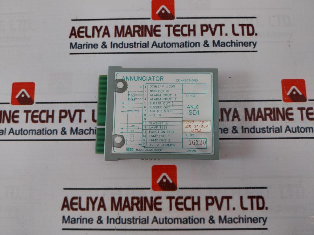Idec Izumi Anlc-sd1 Annunciator 24/110V