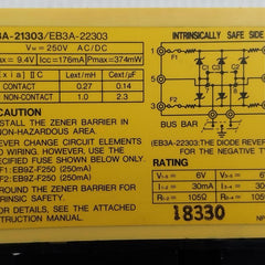Eb3A-21303-ek168 Zener Barrier Module 9.4V Idec Izumi