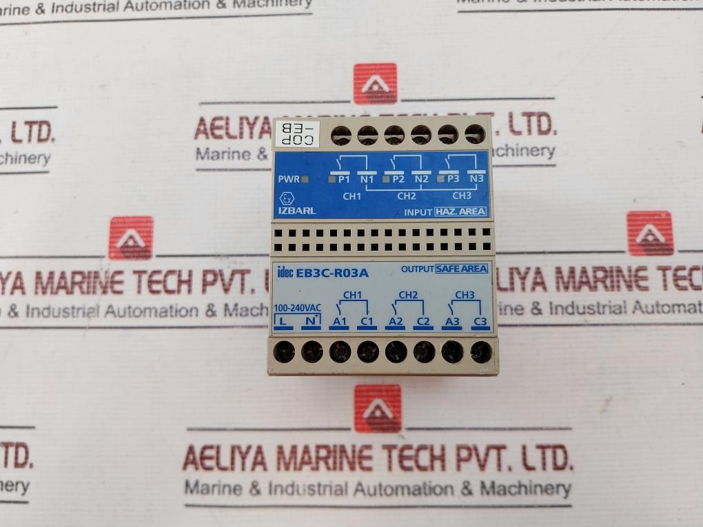 Idec Izumi Eb3C-r03A/ Eb3C-ro3A Output Relay 100-240Vac