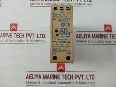 Idec Izumi Power Supply Switching Input: 100-240Vac 1.7A Ps5R-sd24