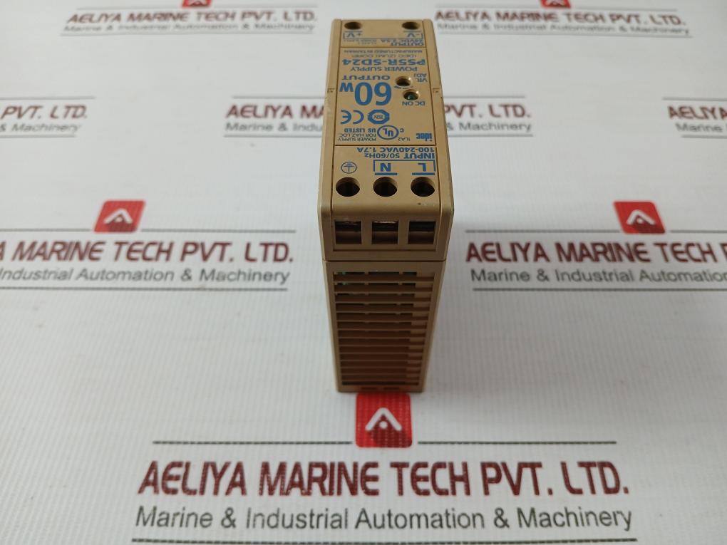 Idec Izumi Power Supply Switching Input: 100-240Vac 1.7A Ps5R-sd24