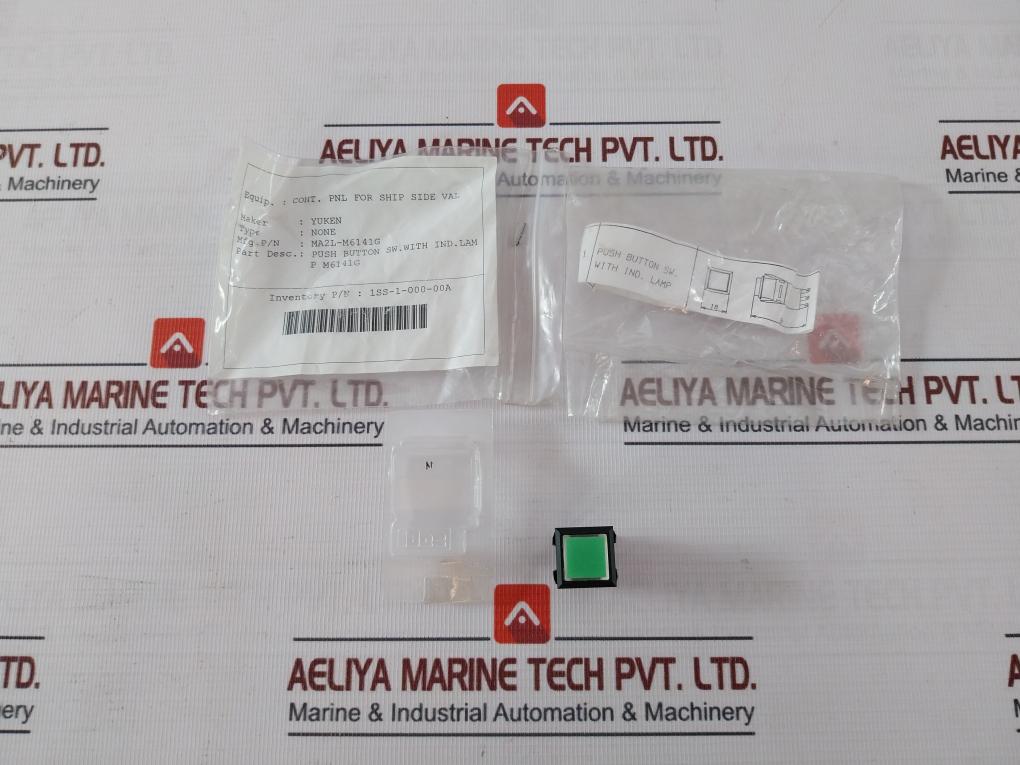 Idec Ma2L-m Green Push Button Switch With Indicator Lamp Led Dc Ac125V 3A