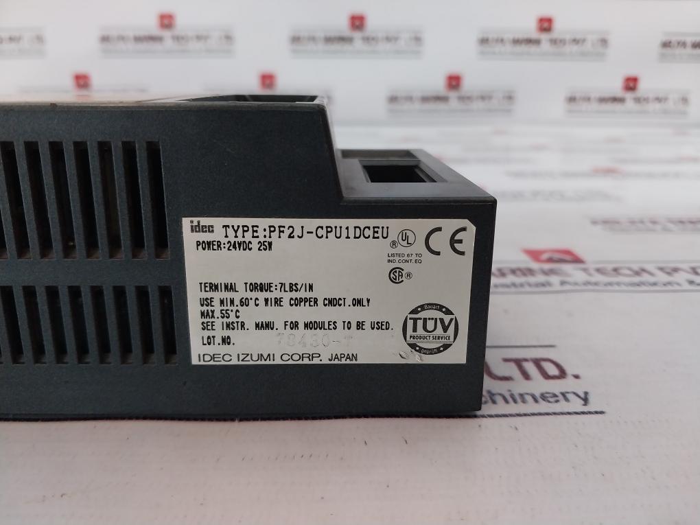 Idec Pf2J-cpu1Dceu Programmable Controller 24Vdc 25W