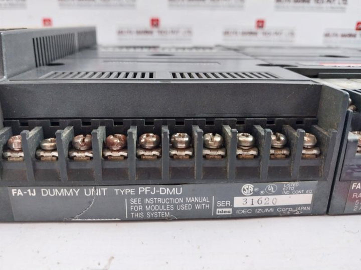 Idec Pf2J-cpu1Dceu(Cpu Unit),Pfj-n112Au(Analog Input Unit),Pfj-dmu(Dummy Unit),Pfj-t081U(Relay Output Unit),Pfj-t162Cu(Transistor Output Unit),Pfj-n162U(Dc Input Unit),Pfj-n112A(Analog Input Unit)
