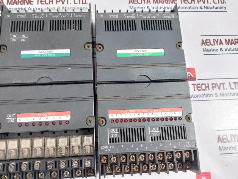 Idec Pf2J-cpu1Dceu(Cpu Unit),Pfj-n112Au(Analog Input Unit),Pfj-dmu(Dummy Unit),Pfj-t081U(Relay Output Unit),Pfj-t162Cu(Transistor Output Unit),Pfj-n162U(Dc Input Unit),Pfj-n112A(Analog Input Unit)
