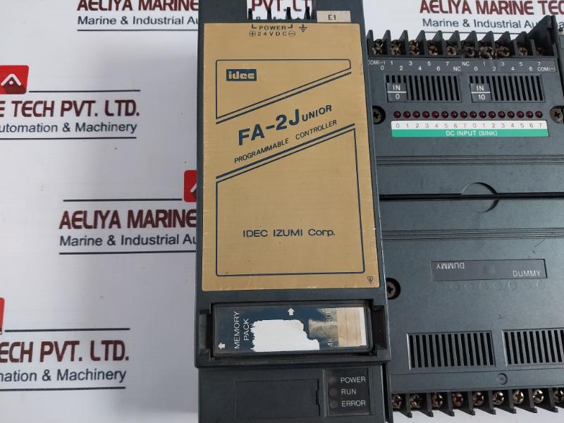 Idec Pf2J-cpu1Dceu(Cpu Unit),Pfj-n112Au(Analog Input Unit),Pfj-dmu(Dummy Unit),Pfj-t081U(Relay Output Unit),Pfj-t162Cu(Transistor Output Unit),Pfj-n162U(Dc Input Unit),Pfj-n112A(Analog Input Unit)