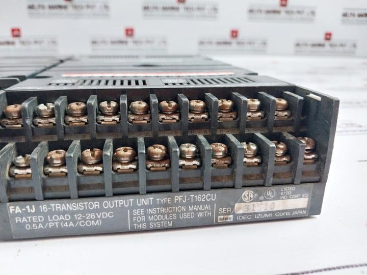Idec Pf2J-cpu1Dceu(Cpu Unit),Pfj-n112Au(Analog Input Unit),Pfj-dmu(Dummy Unit),Pfj-t081U(Relay Output Unit),Pfj-t162Cu(Transistor Output Unit),Pfj-n162U(Dc Input Unit),Pfj-n112A(Analog Input Unit)
