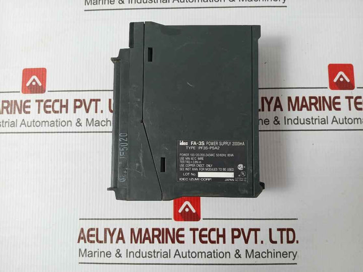 Idec Pf3S-psa2 Plc Power Supply Rack Module 2000Ma 100-120/200-240Vac 50/60Hz
