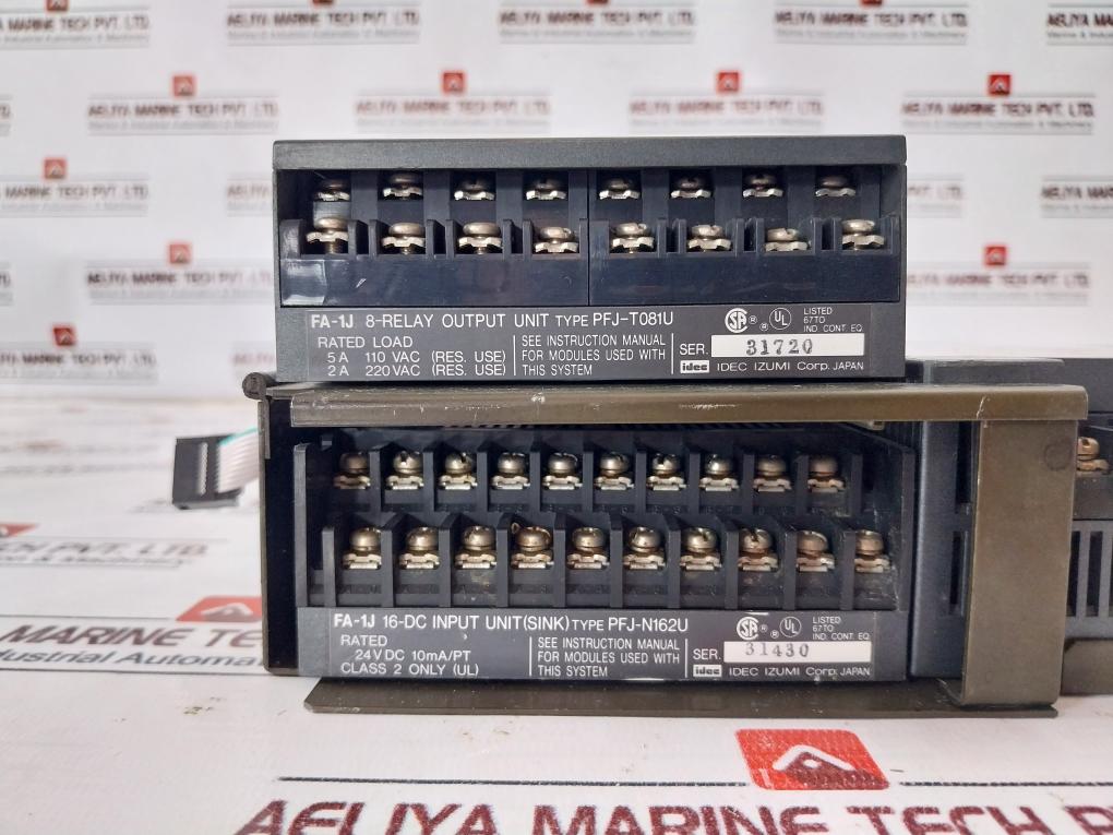 Idec Pfj-t081U Relay Output Module With Fa-1 Junior Programmable Controller