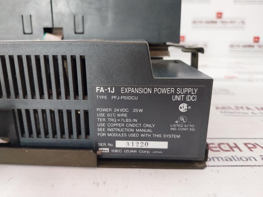 Idec Pfj-t081U Relay Output Module With Fa-1 Junior Programmable Controller