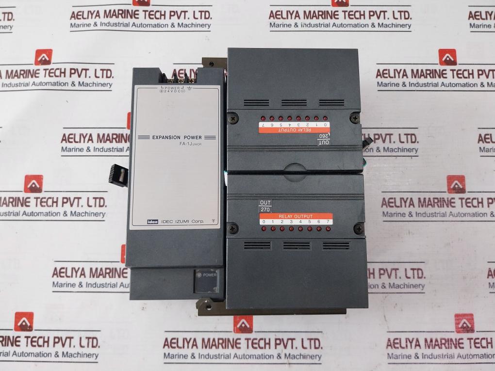 Idec Pfj-t081U Relay Output Module With Fa-1 Junior Programmable Controller