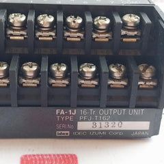 Idec Pfj-t162 Transistor Input/Output Unit Pfj-n162U 24VDc 10Ma/Pt