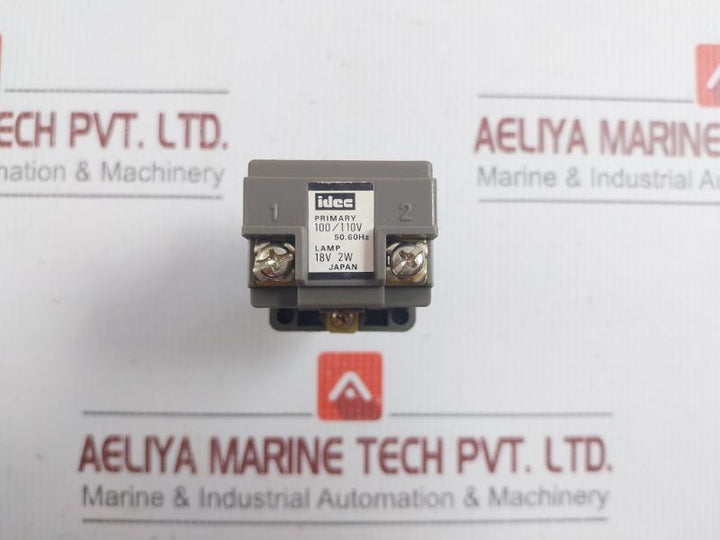 Pilot Lamp Transformer Unit 18V 2W Idec 100/110V