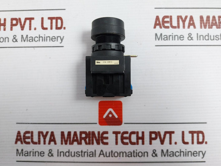 Idec Push Button Switch With Contact Block Part No: Hw-cb10, 10A 600V