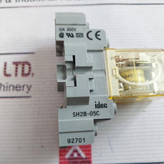 Idec Rh2B-ud Power Relay With Base 10A 240Vac