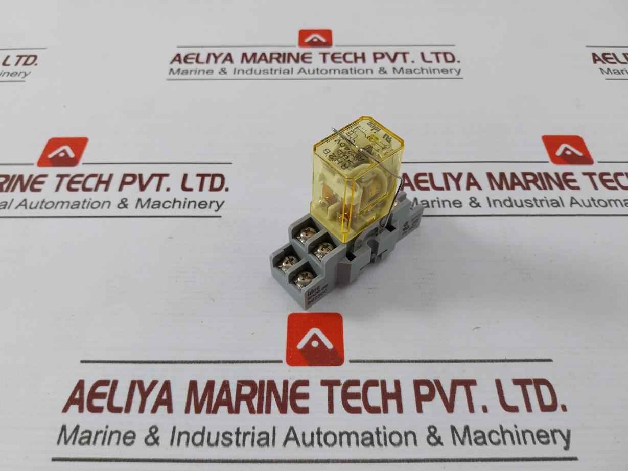 Idec Rh2B-ul Power Relay With Socket Sh2B-05 10A 300V Ac240V