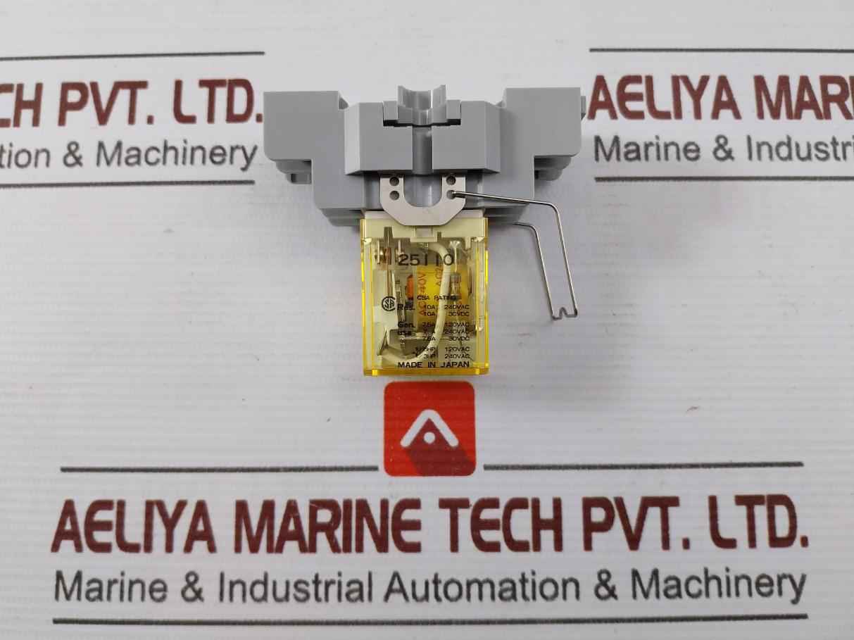 Idec Rh2B-ul Power Relay With Socket Sh2B-05 10A 300V Ac240V