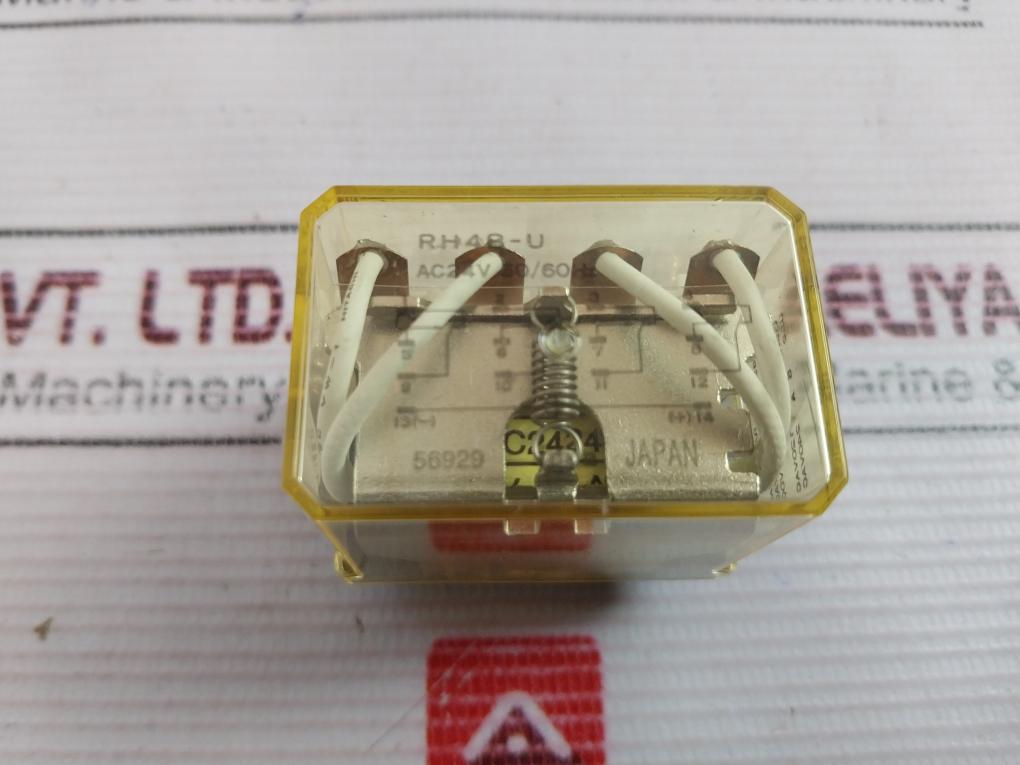 Idec Rh4B-u Power Relay 24V Ac 50/60Hz