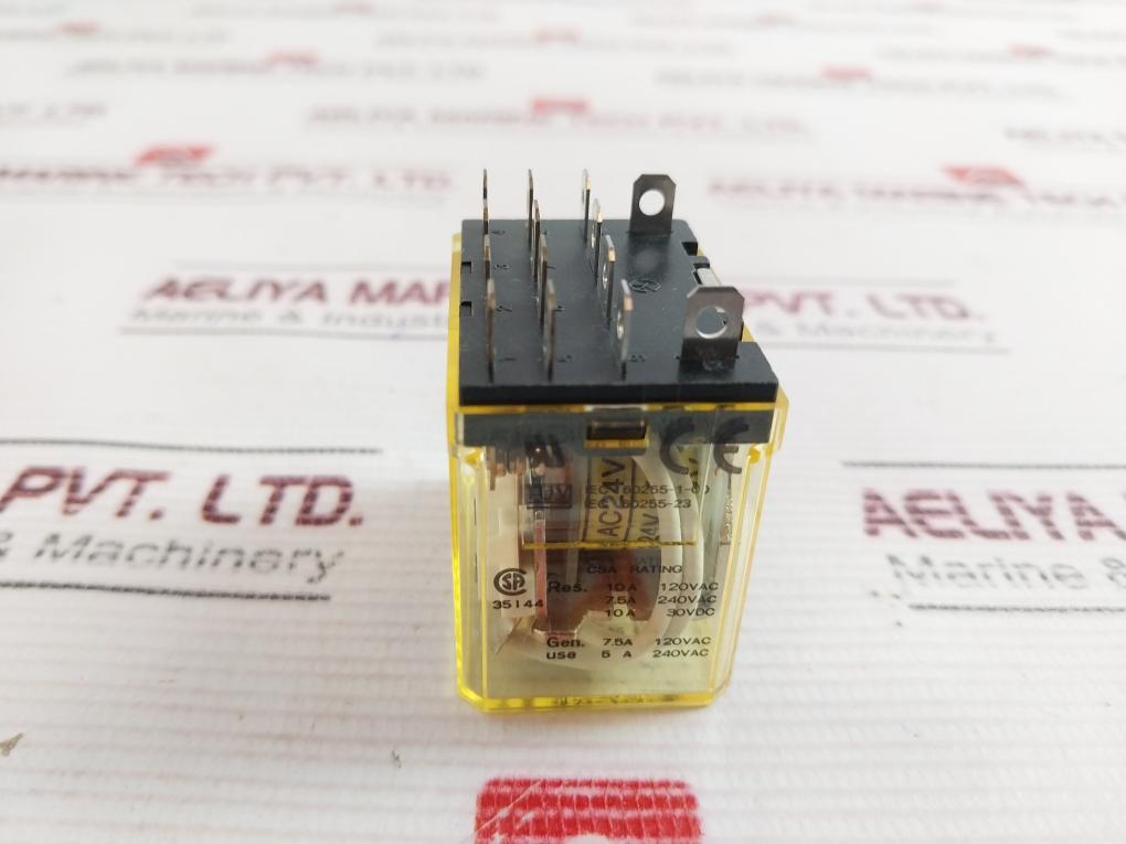 Idec Rh4B-u Power Relay 24V Ac 50/60Hz