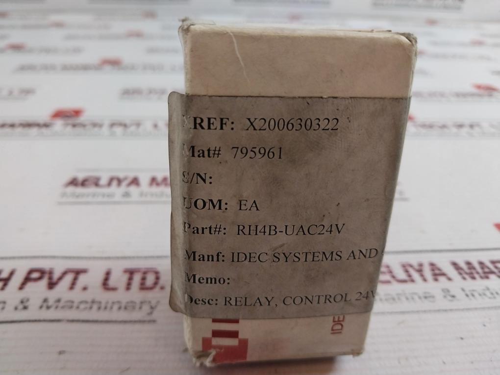 Idec Rh4B-u Power Relay 24V Ac 50/60Hz