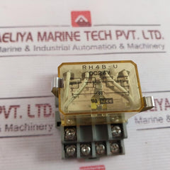 Idec Rh4B-u/ Sh4B-05U Relay With Socket 24Vdc