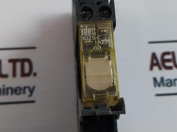 Idec Rj2S-c-a230 Relay With Sj2S-07L Socket 8A 250Vac