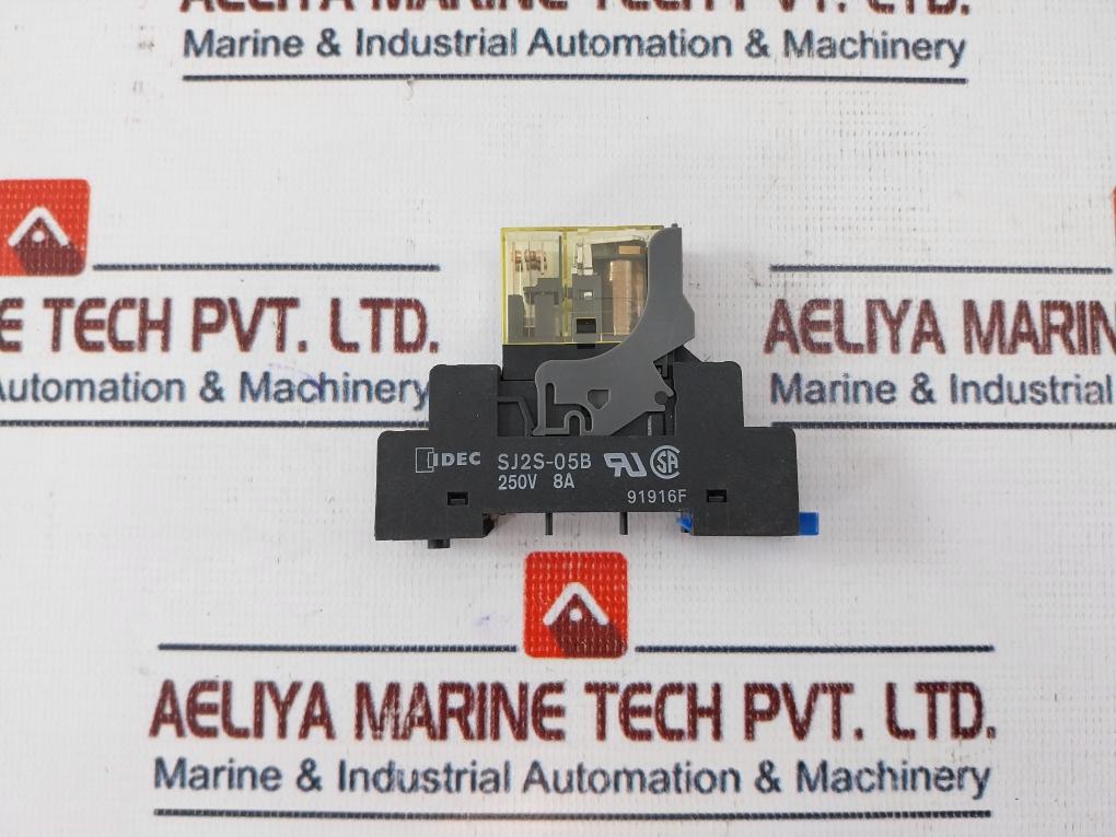 Idec Rj2S-c-a24 Relay With Base 24Vac 50/60Hz