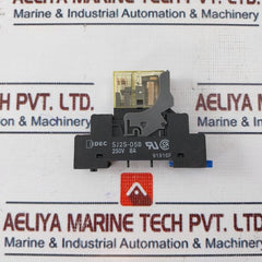 Idec Rj2S-c-a24 Relay With Base 24Vac 50/60Hz