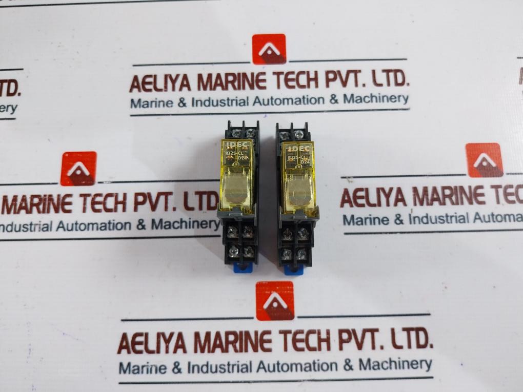 Idec Rj2S-cl-d24 Relay With Socket 8A 250 Vac