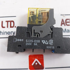 Idec Rj2S-cl-d24 Relay With Socket 8A 250 Vac