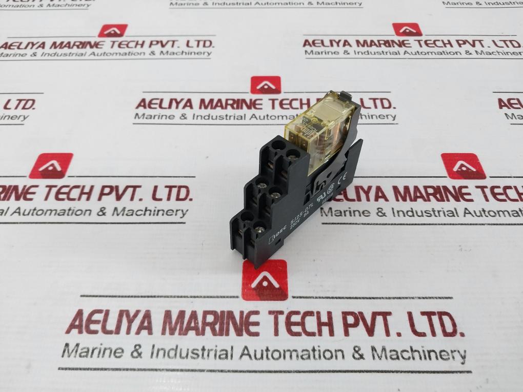 Idec Rj2S-cl-d24 Rj Slim General Purpose Relay Plug-in Dpdt 8A 24V Dc