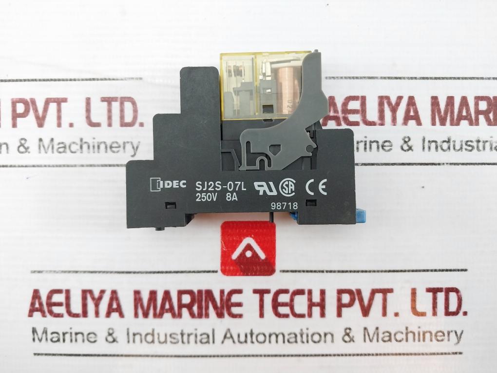 Idec Rj2S-cl-d24 Rj Slim General Purpose Relay Plug-in Dpdt 8A 24V Dc
