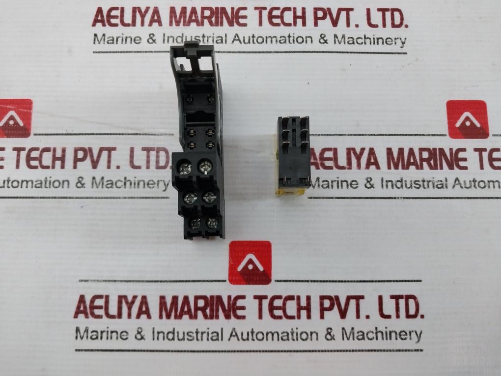 Idec Rj2S-cl-d24 Rj Slim General Purpose Relay Plug-in Dpdt 8A 24V Dc