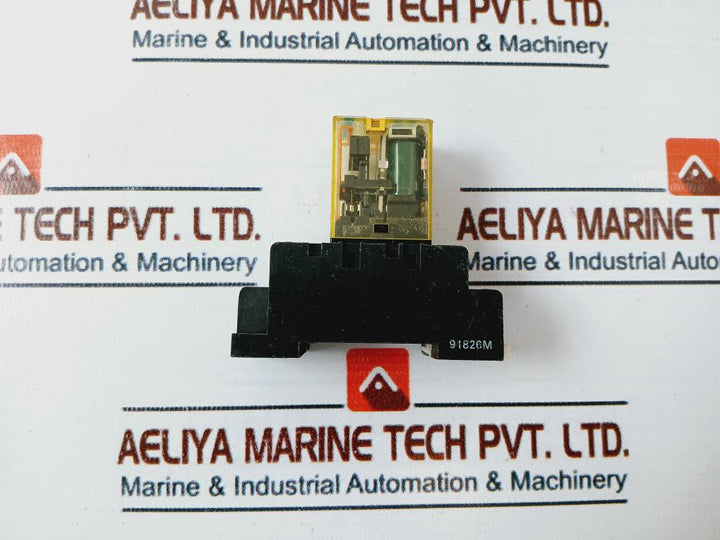 Idec Ru4S-c-d24 Power Relay With Base Sy4S-05D 24Vdc