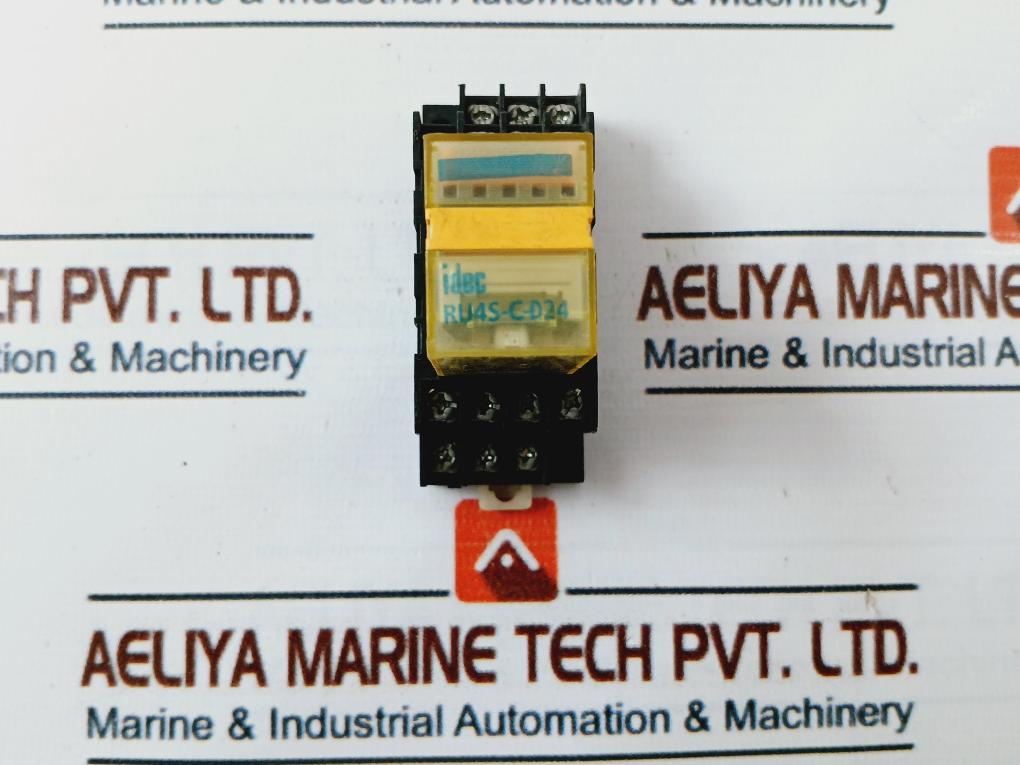 Idec Ru4S-c-d24 Power Relay With Base Sy4S-05D 24Vdc