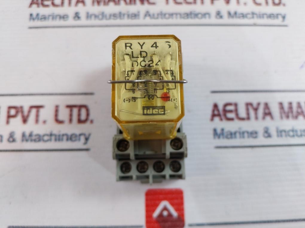 Idec Ry4S-ld Relay With Socket Sy4S-05C