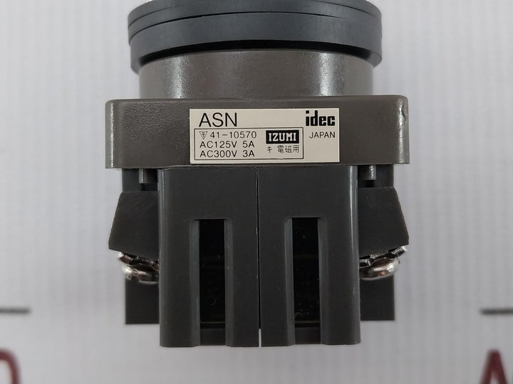 Idec Asn111 Selector Switch 600V/10A