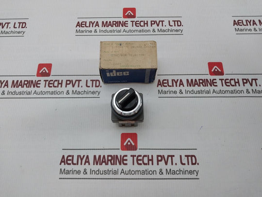 Idec Asn307S Stop/Run Selector Switch Ac 125V 5A Ac 300V 3A C0S3