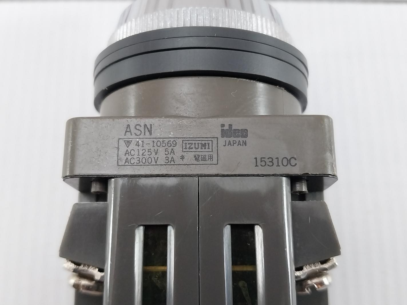 Idec Asn Selector Switch Ac125V/5A Ac300V/3A